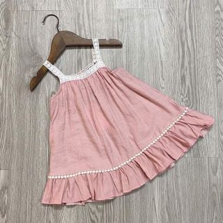 Váy 2 dây đũi cotton pha ren mềm, nhẹ, mát