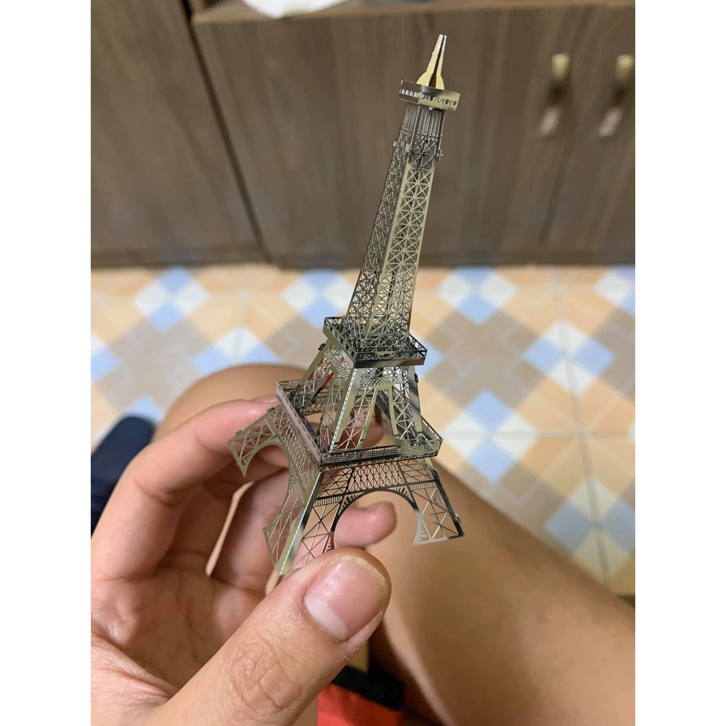 Mô hình 3D kim loại lắp ráp tháp Eiffel [Chưa lắp]