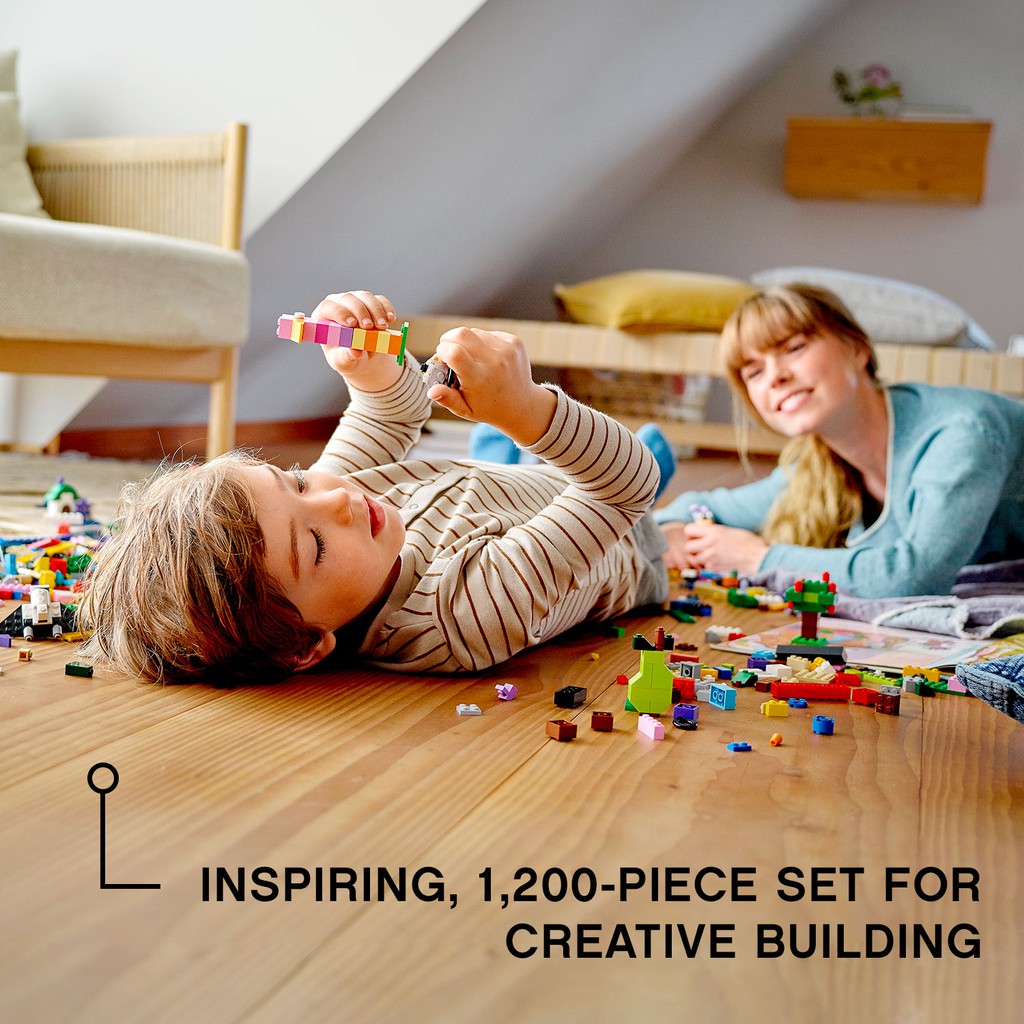 LEGO CLASSIC 11016 Bộ Gạch Sáng Tạo 1200 Chi Tiết ( 1201 Chi tiết) Đồ chơi lắp ráp sáng tạo