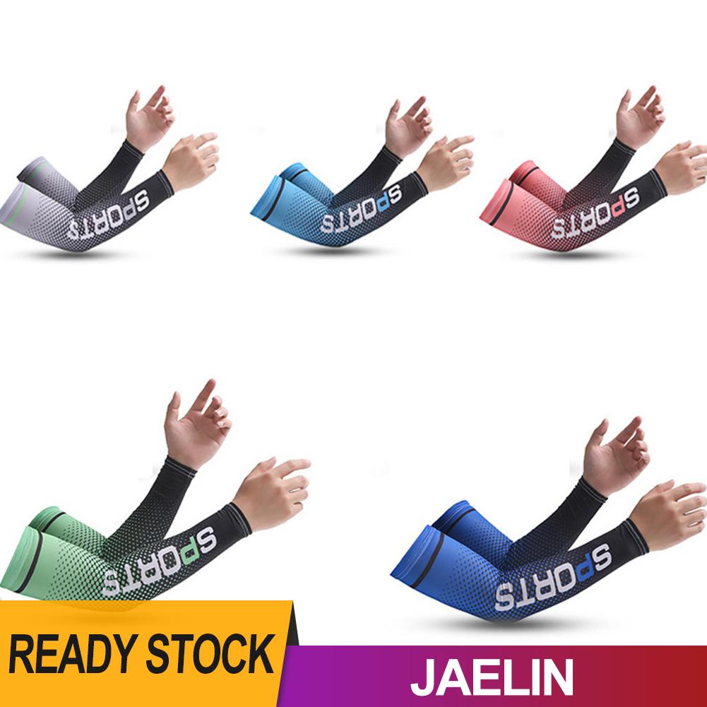 Jae❤1 Cặp Găng Tay Chống Nắng Unisex Cho Hoạt Động Thể Thao Ngoài Trời