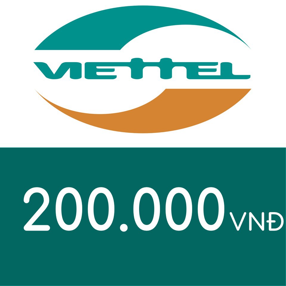 Nạp điện thoại Viettel 200K