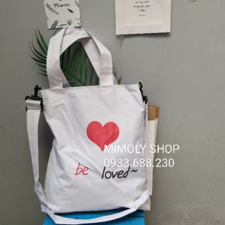 Túi Tote Vải Bố Love ( Ảnh Thật )