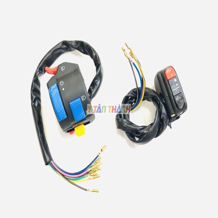 Cùm Công Tắc Fz Nút Xanh K4 MS1710