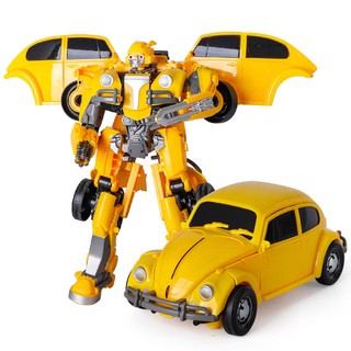Đồ chơi trẻ em dành cho Bé trai Bọ cánh cứng màu trắng Xe cảnh sát Hornet Transformers Robot mô hình ô tô