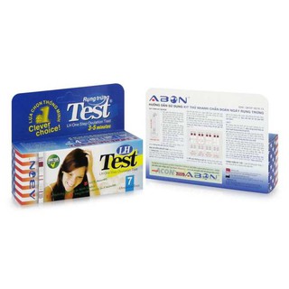 Que thử rụng trứng Abon mỹ hộp 7 test
