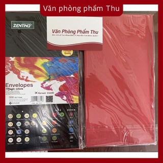 Bao thư màu 12 x 22cm – văn phòng phẩm thu