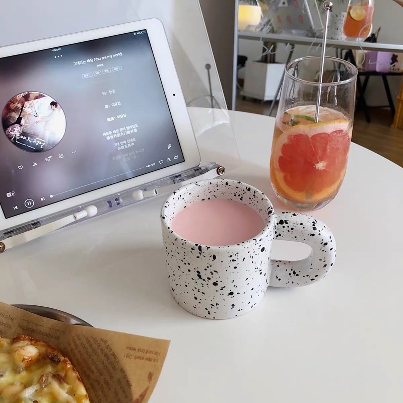 Cốc sứ uống cafe bản to phong cách hàn quốc