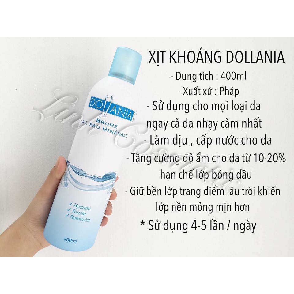 XỊT KHOÁNG DOLLANIA MINERAL WATERSPAY CHÍNH HÃNG