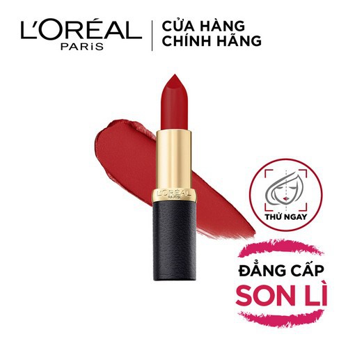 [Chính hãng]  Son mịn lì cao cấp L'Oreal Paris Color Riche Matte 3.7g (son lì)