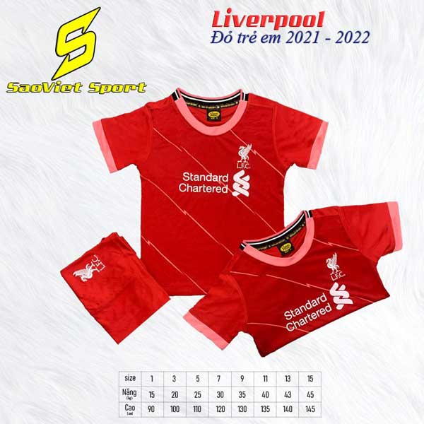 Set quần áo trẻ em, Áo bóng đá trẻ em hàng Việt Nam, thun lạnh cao cấp, siêu dễ thương ( Có in tên số theo yêu cầu ) P2