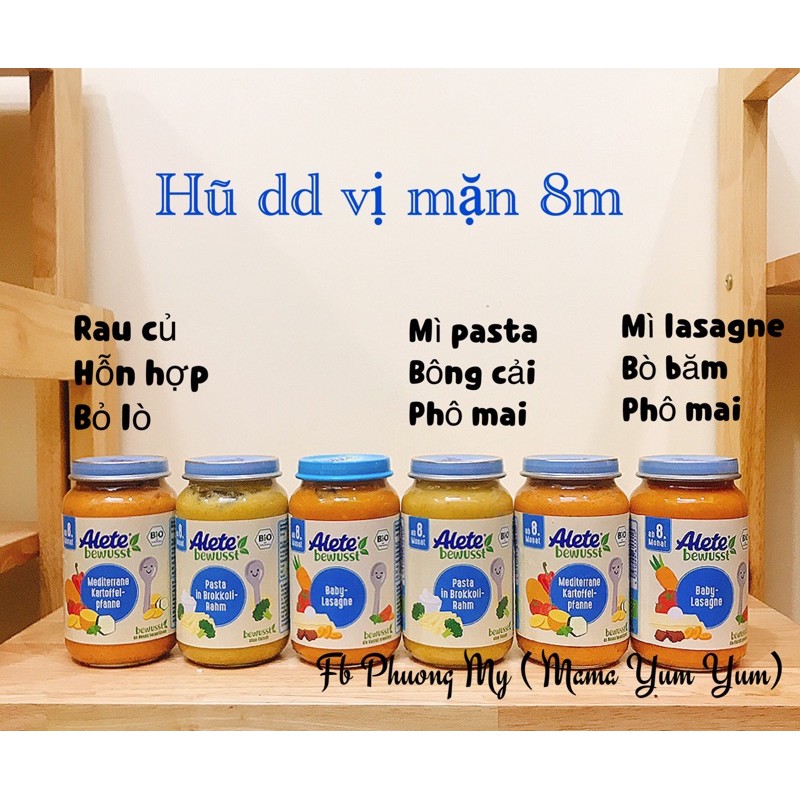 𝗛𝗮̀𝗻𝗴 𝗮𝗶𝗿 Date 9,12/2024 Hũ ăn dinh dưỡng Alete vị ngọt,mặn cho bé 6 tháng của Đức