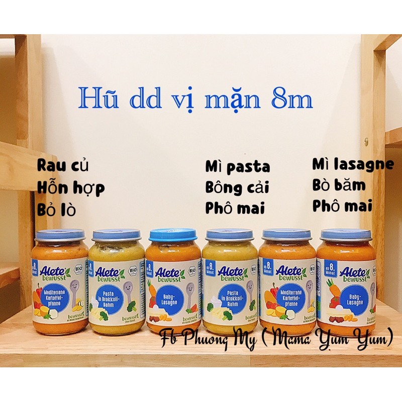 𝗛𝗮̀𝗻𝗴 𝗮𝗶𝗿 Date 12/22-2023 Hũ ăn dinh dưỡng Alete vị ngọt,mặn cho bé 6 tháng của Đức