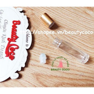 Vỏ Lọ Bi Lăn 10ml Trong Nắp Vàng