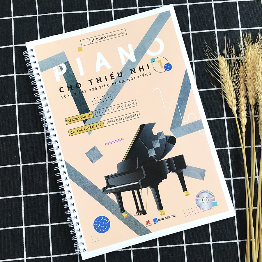 Sách - Piano cho thiếu nhi - tuyển tập 220 tiểu phẩm nổi tiếng (Phần 1)