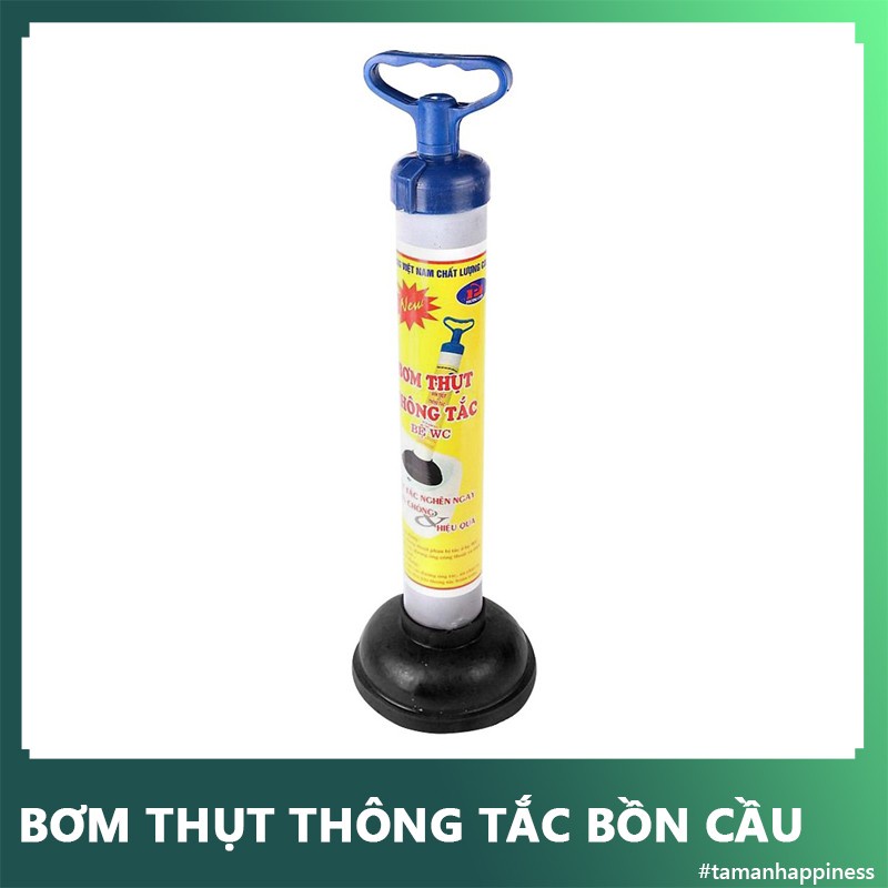 [Rẻ vô địch] Cây Bơm Thụt Thông Tắc Bồn Cầu, Bệt Vệ Sinh Cao Cấp