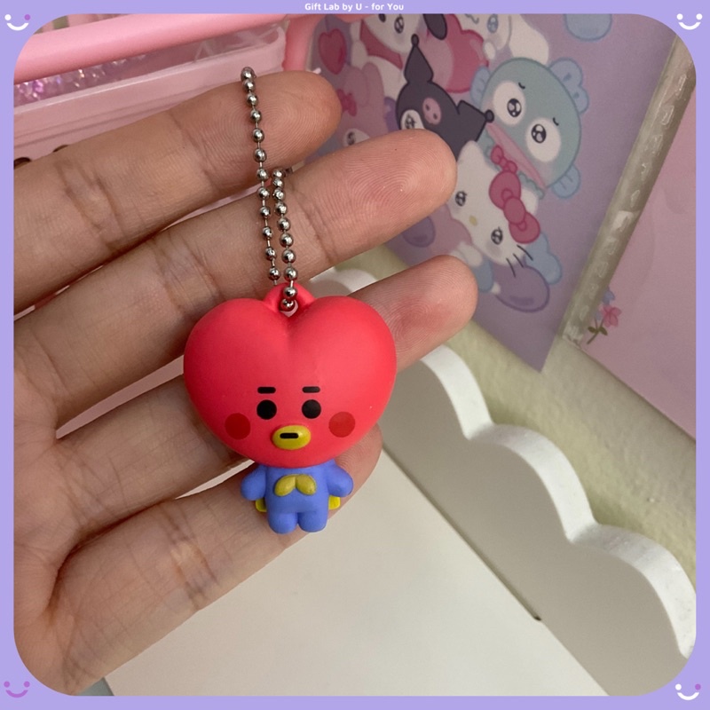Mô hình decor mini bt21 dễ thương(có thể có vết xước/len màu/bay màu)
