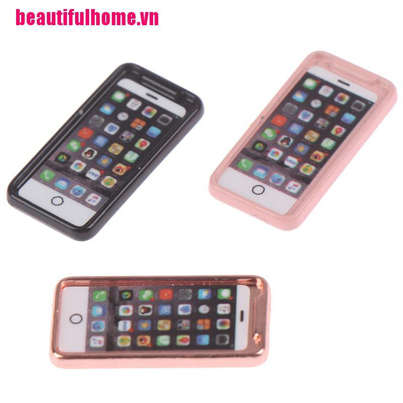 1 Mô Hình Điện Thoại Mini Tỉ Lệ 1 / 12 Xinh Xắn Dành Cho Búp Bê