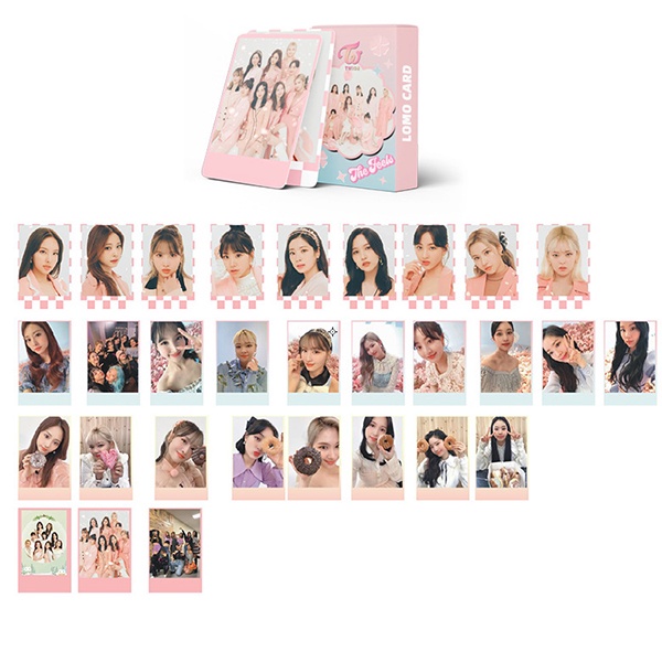 Hộp 30 Tấm Thẻ Ảnh Nhóm Nhạc BTS 2022 ENHYPEN BLACKPINK Stray Kids EXO TWICE TXT NCT Dream Aespa