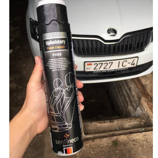 Chai Xịt Bọt Vệ Sinh Nội Thất GHẾ DA ,NỈ,TRẦN XE...Ô Tô Đa Năng -  SENFINECO 9988 ,650ml
