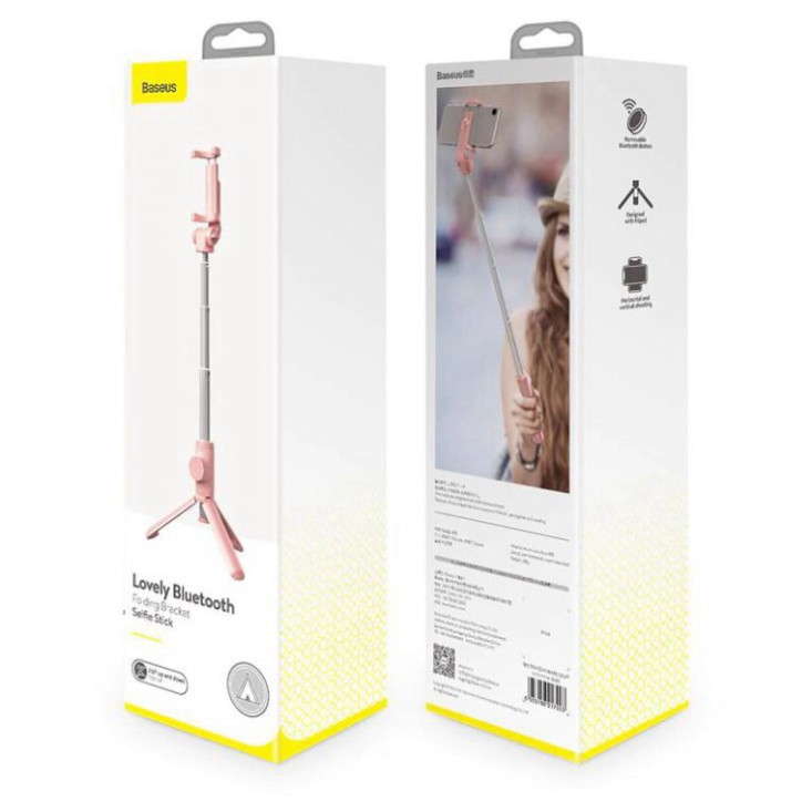 [CHÍNH HÃNG] Gậy Chụp Ảnh Bluetooth Baseus Monopod Không Dây Tích Hợp Chân Máy Mini Cho Iphone/Android/Huawei