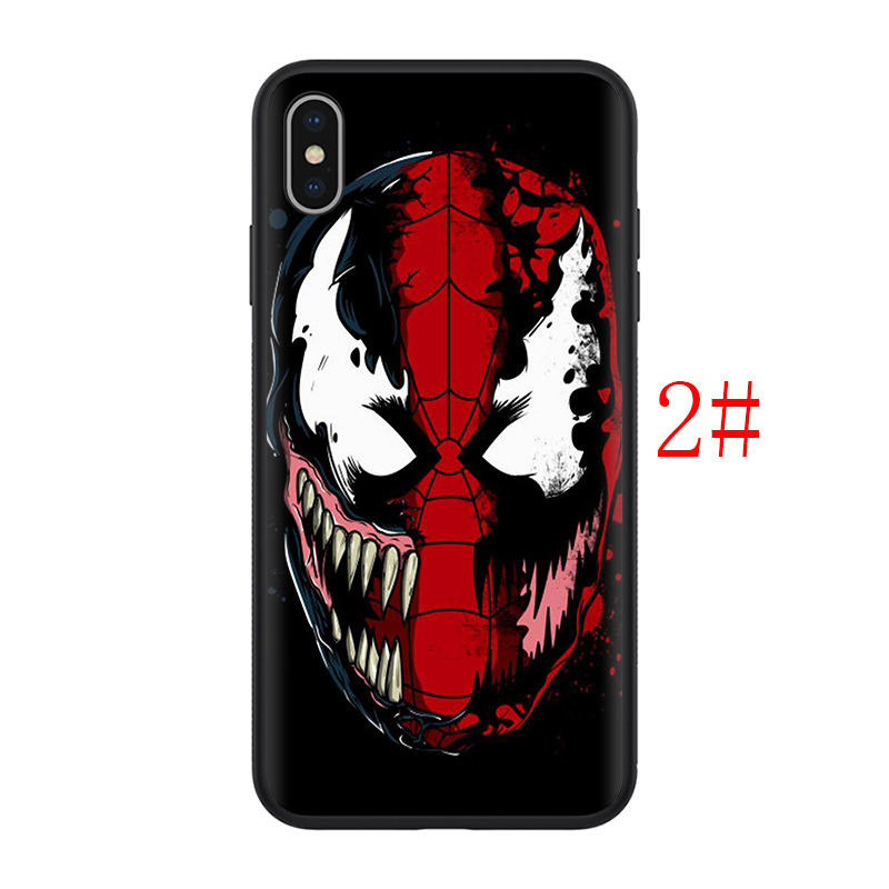 MARVEL Ốp Lưng Silicone Phong Cách Venom Độc Đáo Cho Iphone 8 7 6s 6 Plus 5 5s Se 2016 2020