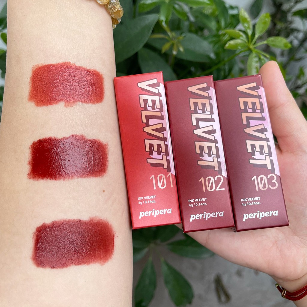 Son Kem Lì Peripera Peri Ink Velvet Tint (3 màu mới)