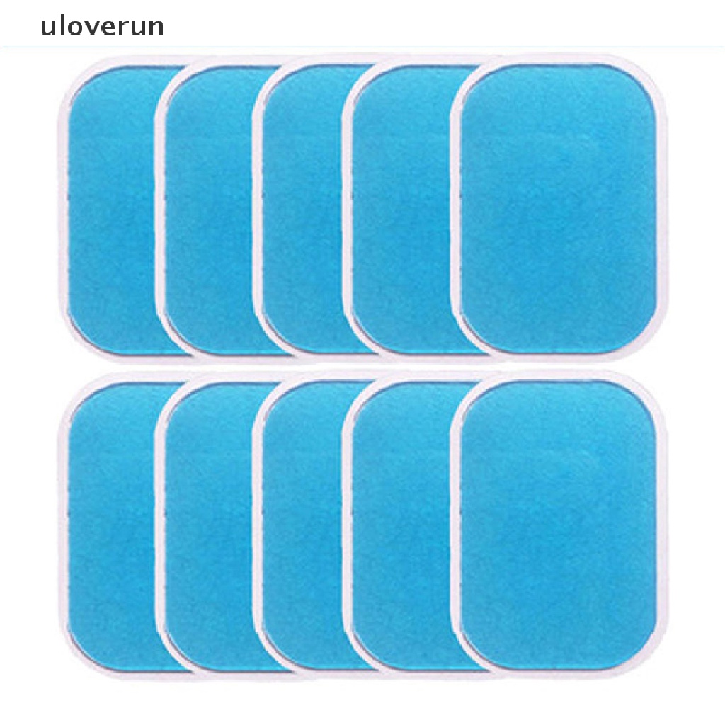 10 Miếng đệm Gel Abs dán mát xa cơ bụng Ems