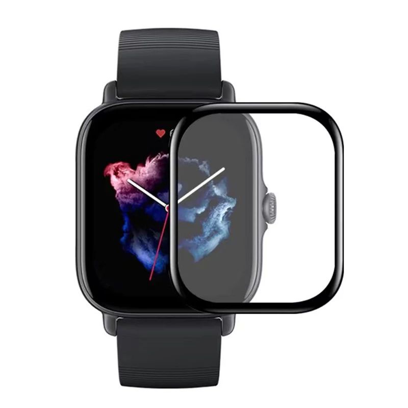 Cường lực màn hình 3D Cạnh Cong Full mặt kính cho Amazfit Gts3