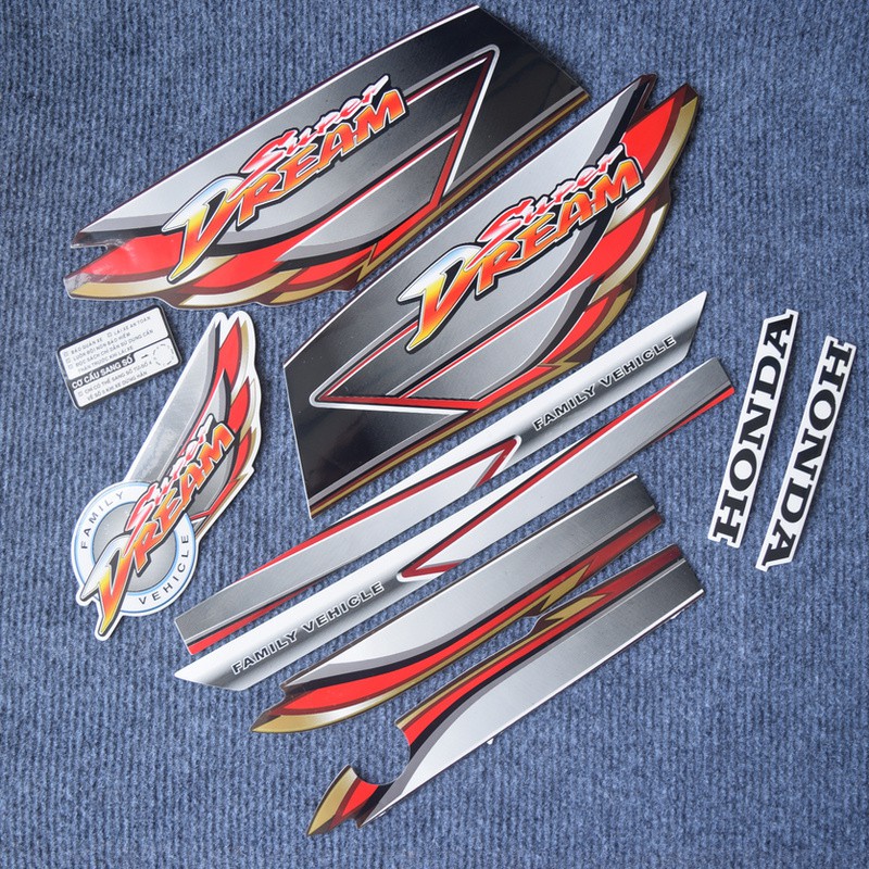 [CHUẨN TEM THÁI] BỘ TEM 3 LỚP HÀNG XỊN CHO SUPER DREAM ĐỜI 2008