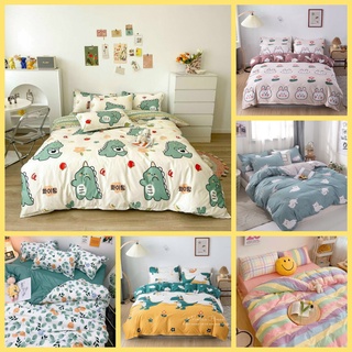 bộ chăn ga gối cotton poly họa tiết cute,bộ ga giường hàn quốc nhập kẩu,miễn phí bo chun ga giường theo size nệm