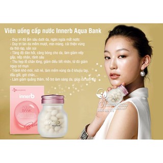 Viên Uống Cấp Nước CJ Innerb Aqua Bank hồng