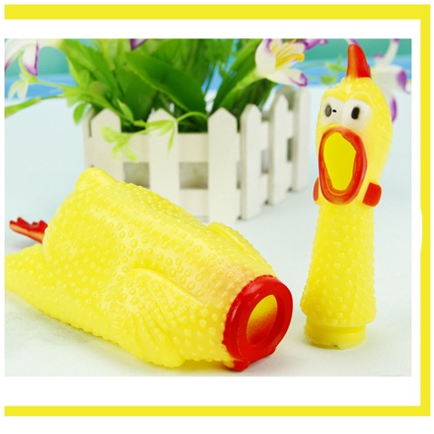 Đồ Chơi Gà La Hét - Đồ Chơi Gặm Cho Thú Cưng Chó Mèo