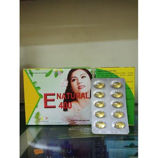 Vitamin E NATURAL 400 hộp 10 vỉ x 10 viên