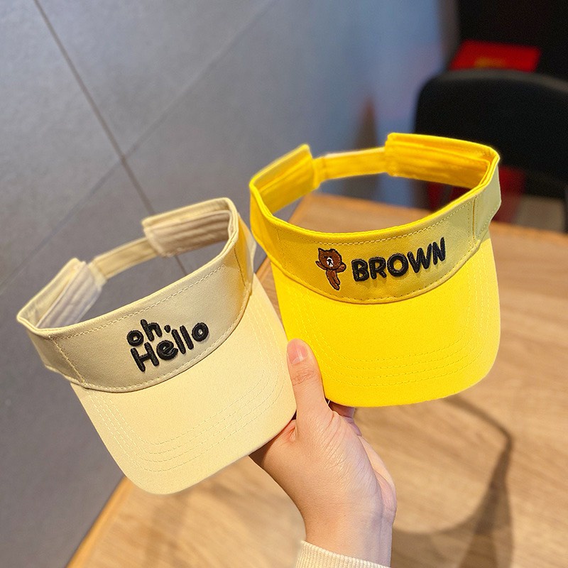 Mũ Lưỡi Trai Nón Kết Kaki Tennis Gấu Brown 458 Phong Cách Ulzzang Form Unisex Nam Nữ - Hazo