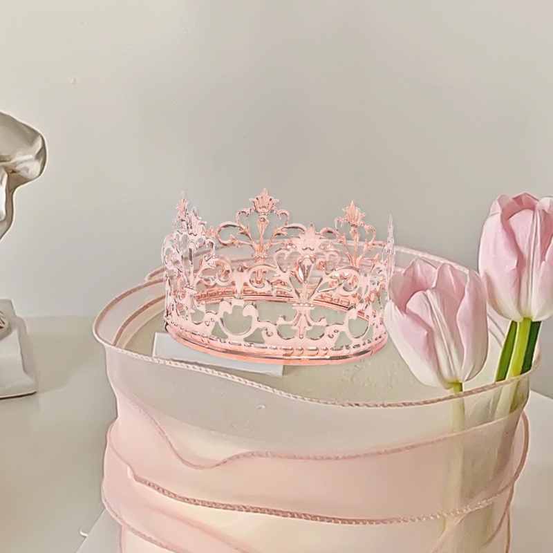 Vương Miện Công Chúa Bằng Kim Loại Chất Lượng Cao Trang Trí Bánh Kem Tiệc Sinh Nhật Đám Cưới/ Lễ Tình Nhân Cho Bé Gái / Bé Gái