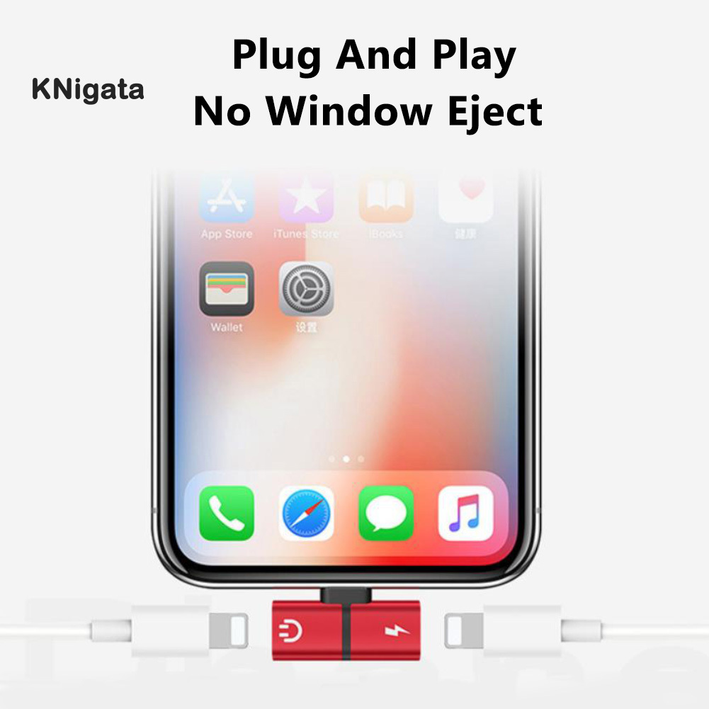 Đầu Chia Cổng Sạc Tai Nghe 2 Trong 1 Cho Iphone 7 8 X | BigBuy360 - bigbuy360.vn