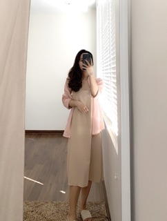 💓 Set váy 2 dây kèm sơmi voan ⚡️