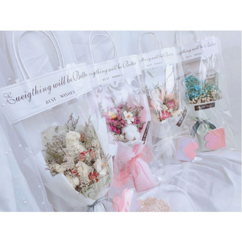 COMBO 10 TÚI ĐỰNG HOA, QUÀ ĐỦ 3 KÍCH CỠ