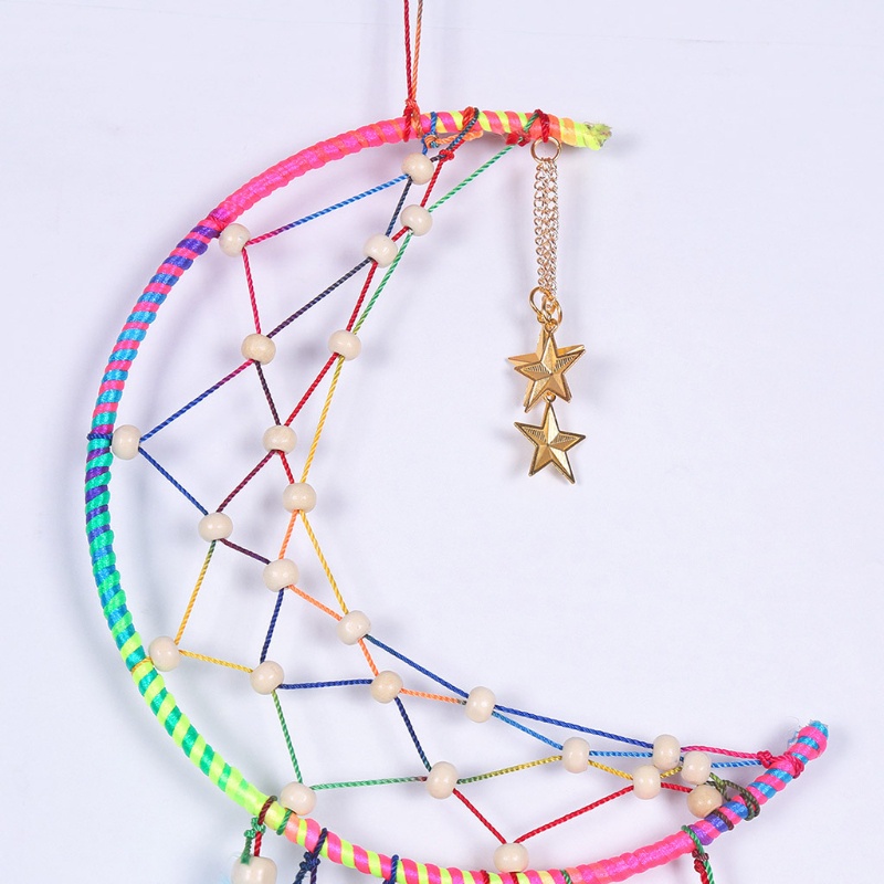 Vòng Kim Loại Hình Mặt Trăng Dùng Làm Dreamcatcher Thủ Công