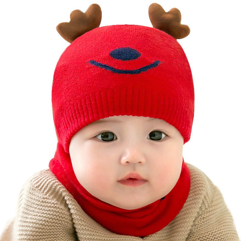 Mũ len cho bé, mũ len gấu ngộ nghĩnh đáng yêu 3- 24 tháng - BOBBI VN