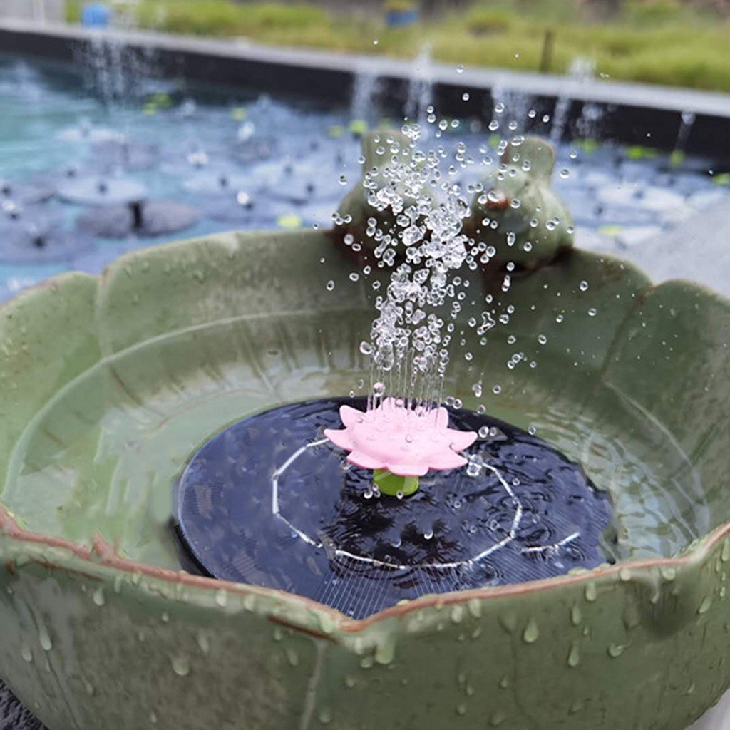 1 Bộ Đài Phun Nước Bằng Abs Nổi Trên Mặt Nước Dùng Năng Lượng Mặt Trời Cho Hồ / Vườn Nhà