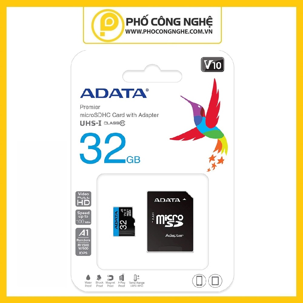 Thẻ nhớ ADATA 32GB MicroSD Class 10