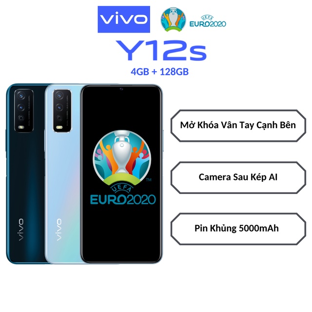 (GIÁ CỰC RẺ) Điện thoại Vivo Y12s (4GB + 128GB) VY12S mới full box