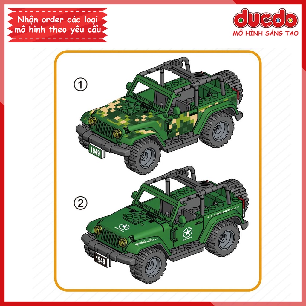 TBS J772 Lắp ghép siêu xe đặc nhiệm SWAT - Đồ chơi Xếp hình Mô hình