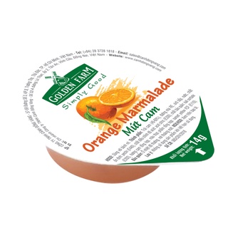 Mứt cam ăn kèm sandwich đóng gói dạng vỉ 14g tiện lợi
