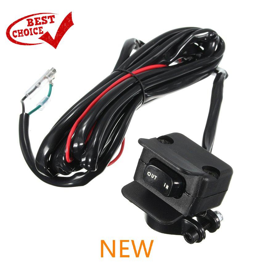 Dây Công Tắc Gắn Tay Lái Xe Mô Tô Atv / Utv 3m 12v