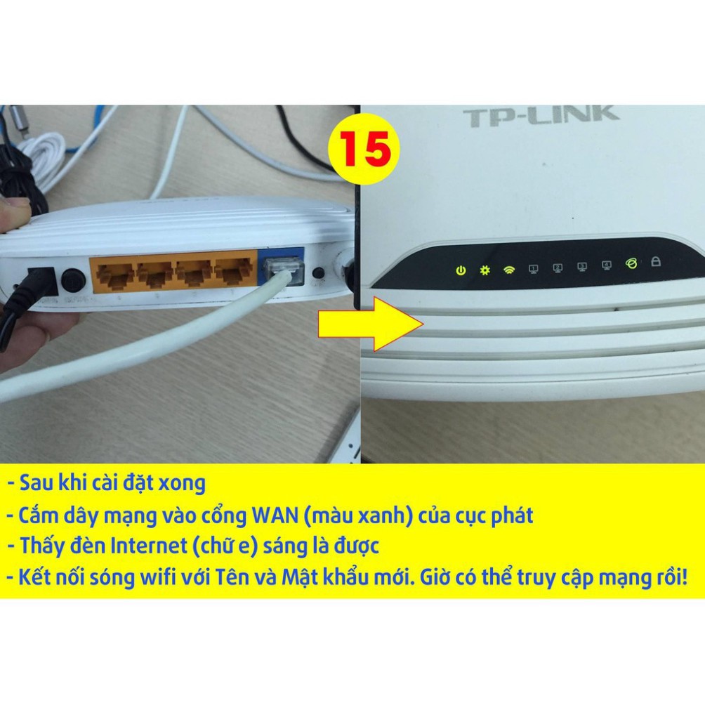 Bộ phát wifi TPLink 740N 1 râu xịn TP-Link 45 GU16