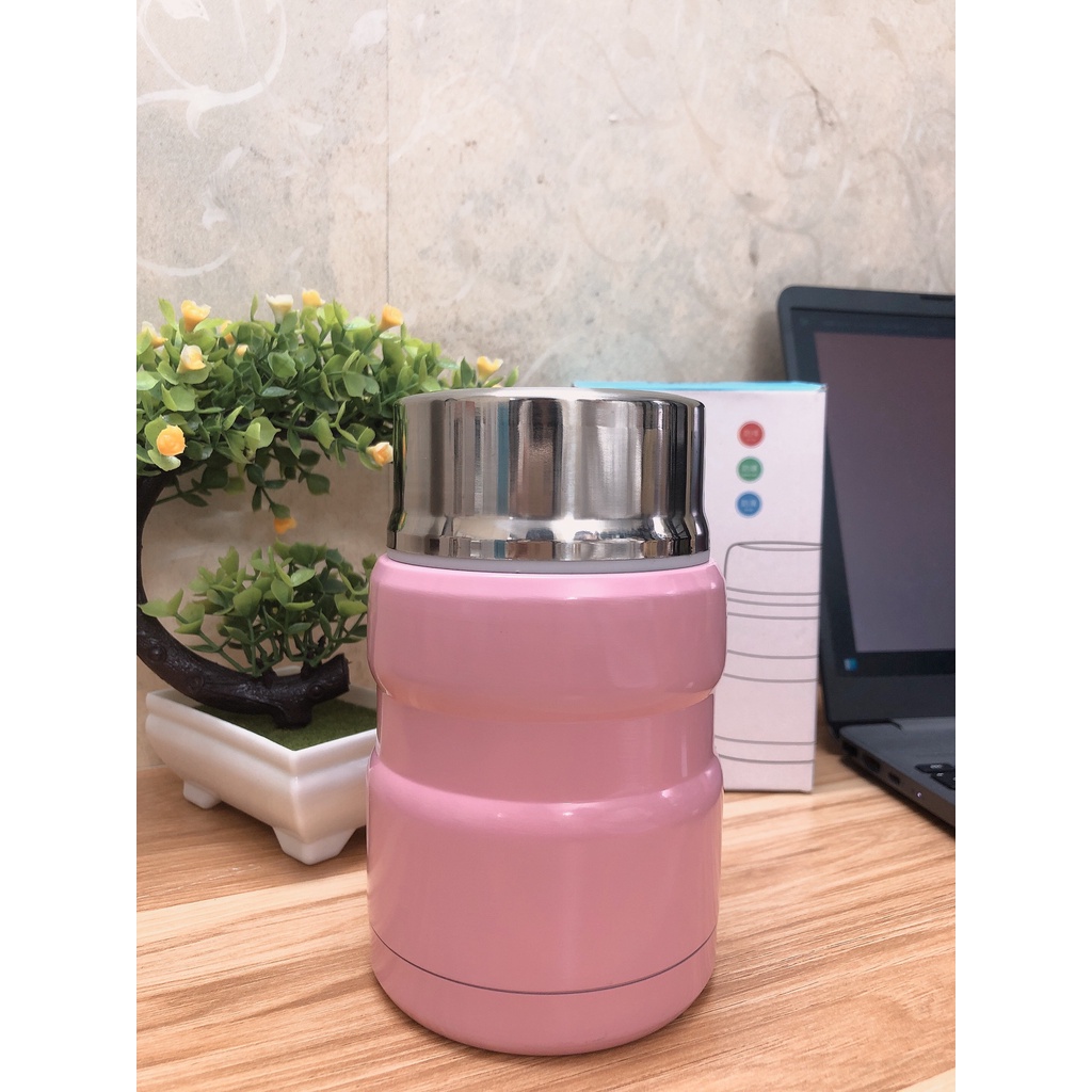 Bình Cháo Giữ Nhiệt 500ml Có Cấu Tạo Trong Bằng Inox 304 An Toàn Khi Sử Dụng Babibu - BUC