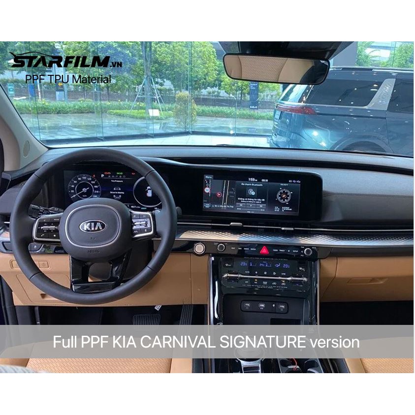 KIA Carnival 2022 PPF TPU nội thất chống xước tự hồi phục STARFILM