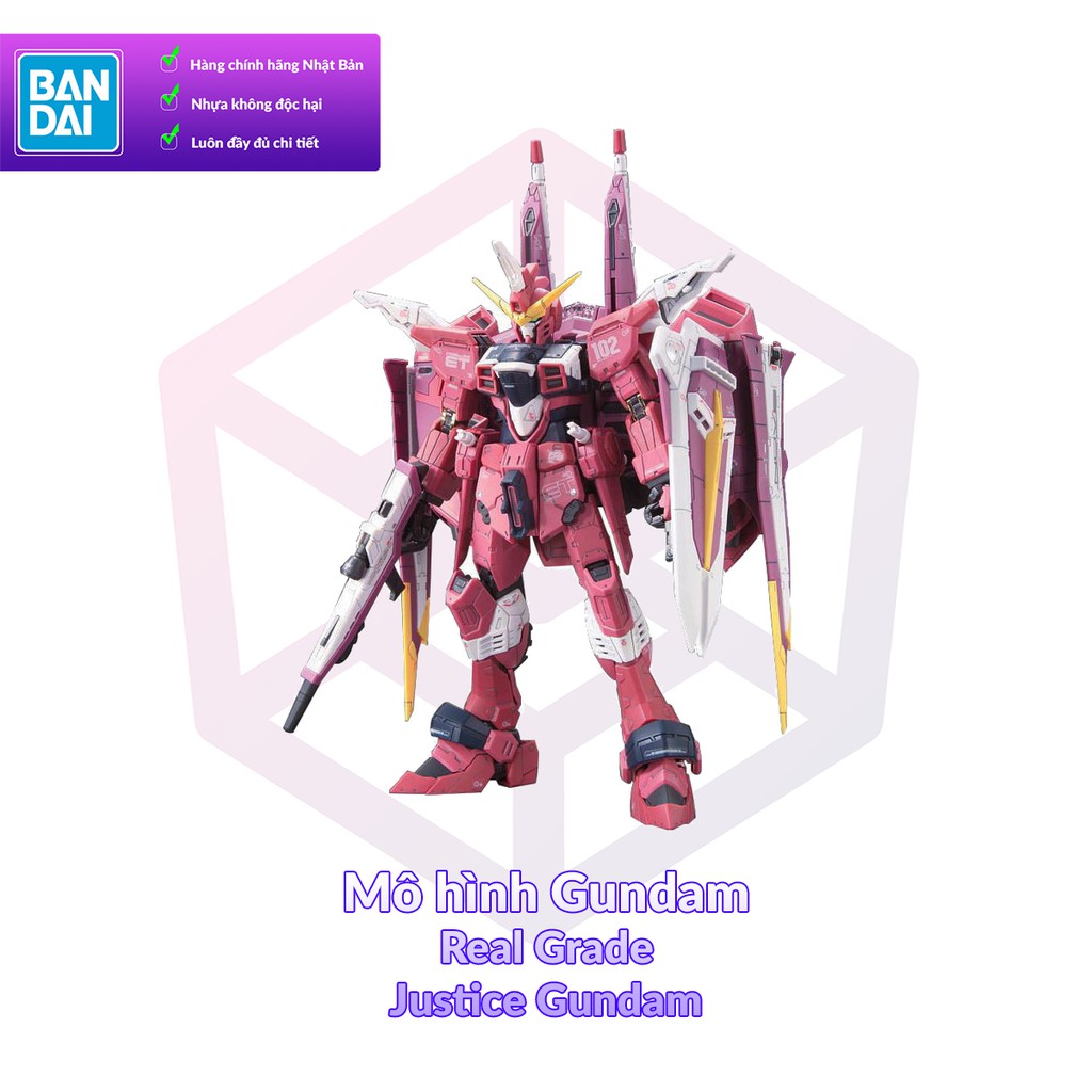 Mô hình Gundam Bandai RG 09 Justice Gundam 1/144 SEED